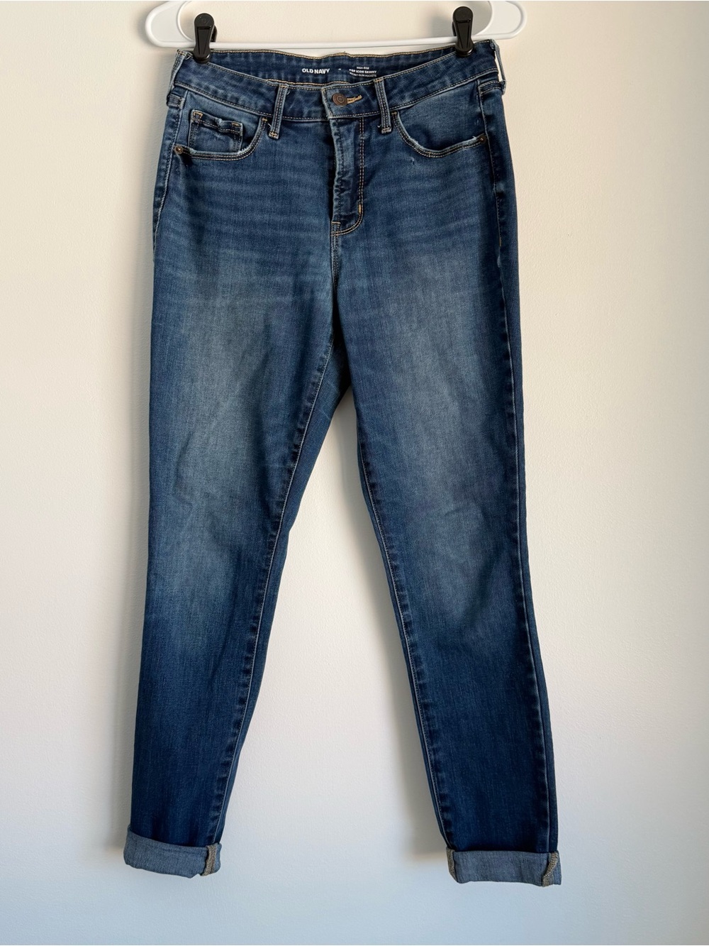 Old Navy High-Waisted Pop Icon Skinny Jeans Dark Wash Size 4